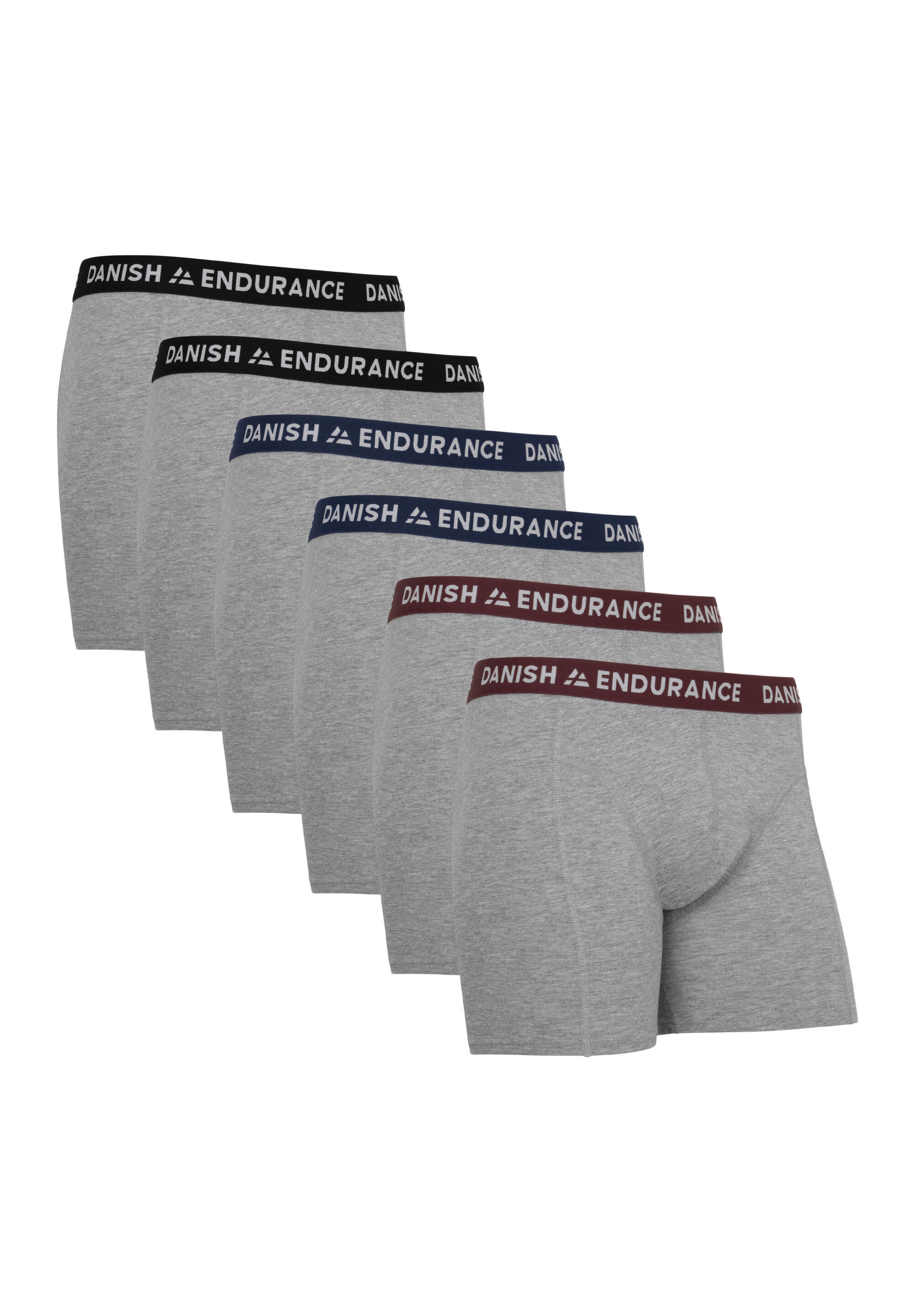 DANISH ENDURANCE Boxershorts Classic Trunks dunkelgrau atmungsaktiv hygienisch multifunktional