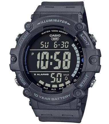Montre Homme Casio AE-1500WH-8BVEF, Quartz, 50mm, 10ATM