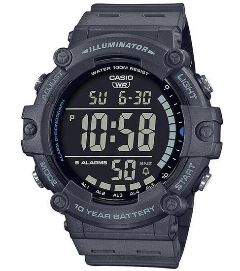 Montre Homme Casio AE-1500WH-8BVEF, Quartz, 50mm, 10ATM