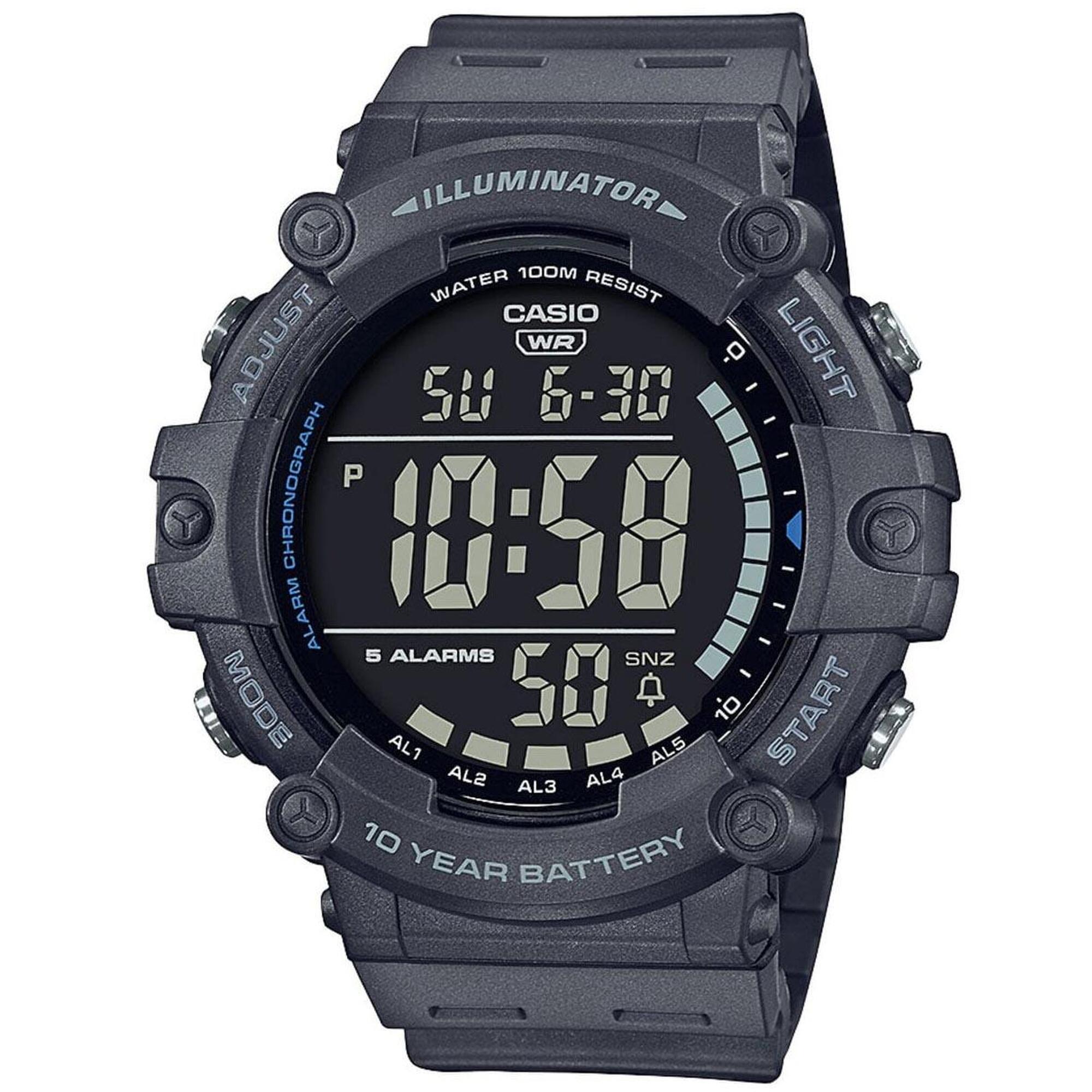 Casio - Montre Homme Casio Ae-1500wh-8bvef, Quartz, 50mm, 10atm - Montre - Bleu|gris - Taille Unique - Decathlon