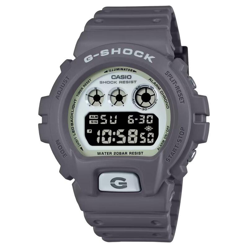 Casio Digital Hommes Blanc / Gris DW-6900HD-8ER