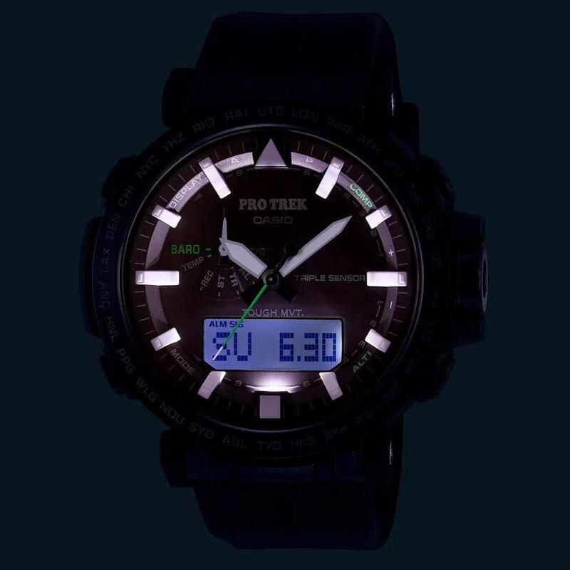 Casio Analogique - Digital Hommes Noir / Noir PRW-6611Y-1ER