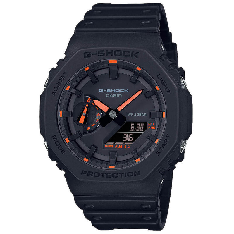 Casio Analogique - Digital Hommes Noir / Noir GA-2100-1A4ER