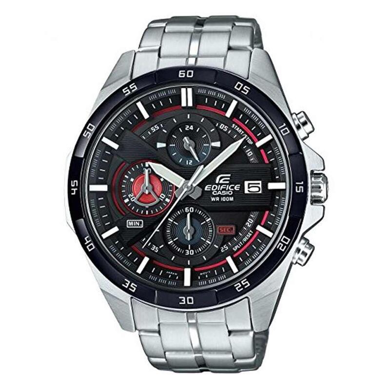 Casio Chronograaf  Horloge Zilverkleurig/Zwart EFR-556DB-1AVUEF