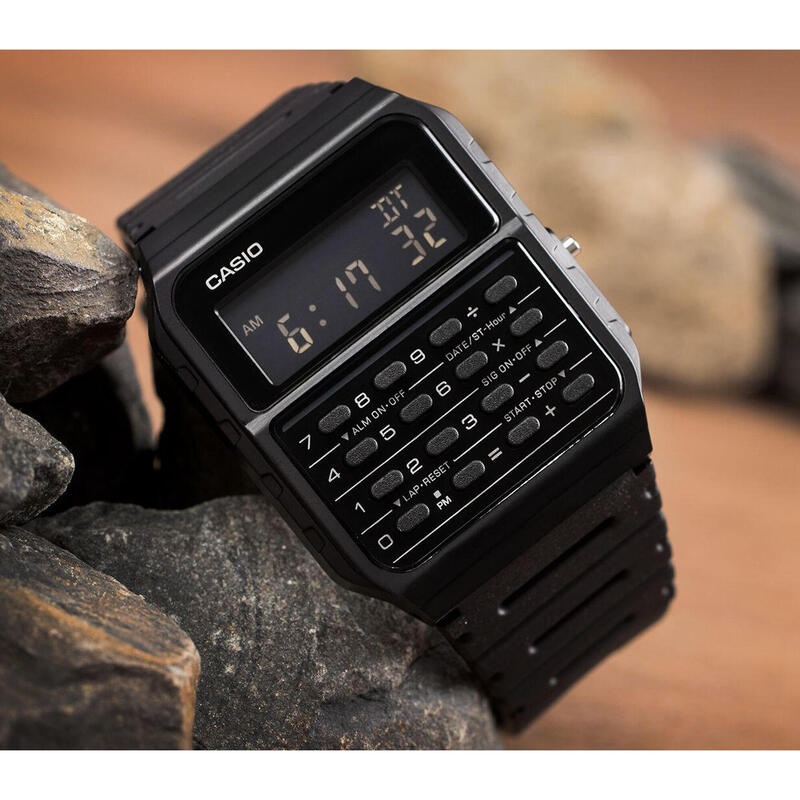 Casio Digitaal  Horloge Zwart/Zwart CA-53WF-1BEF