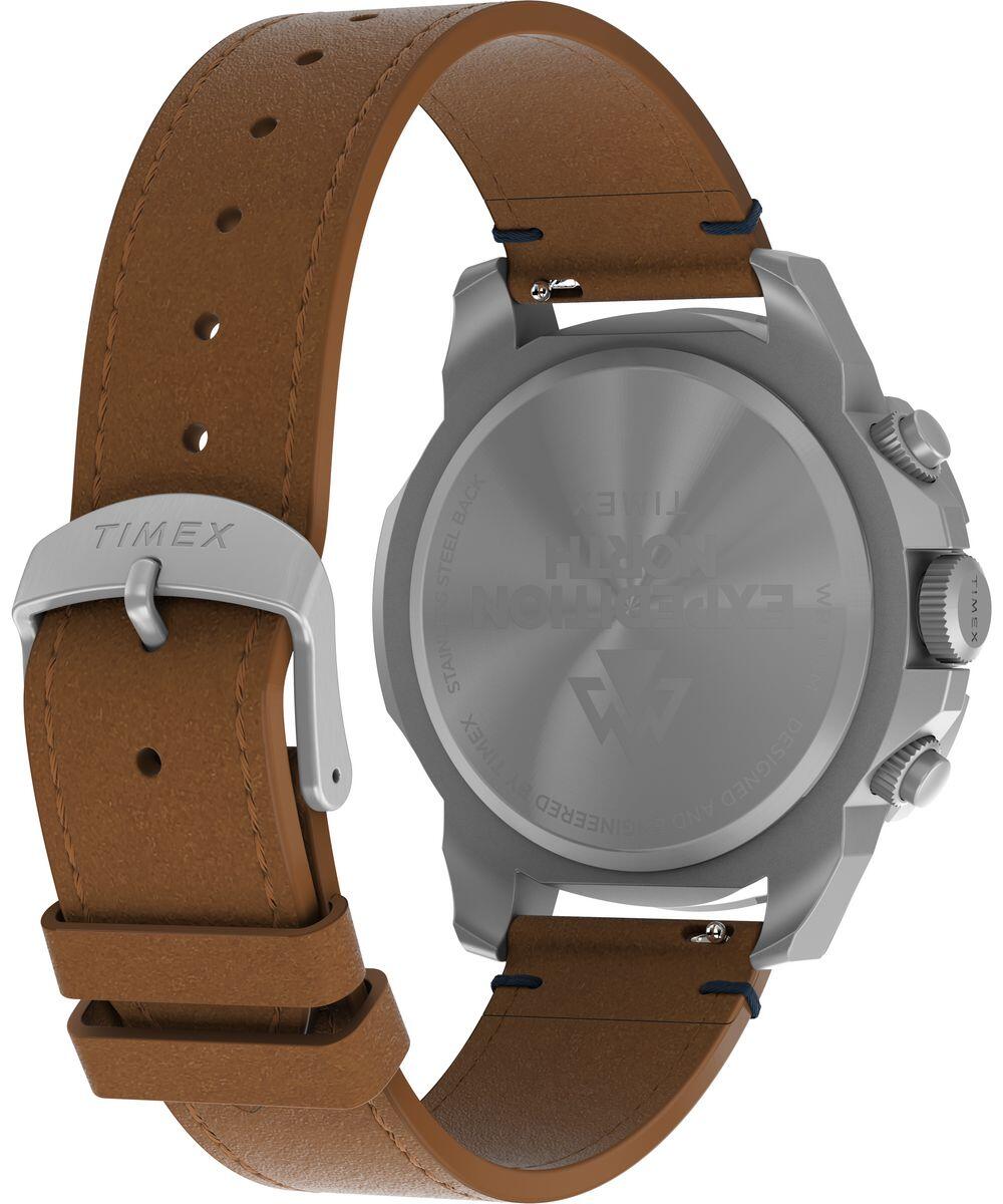Timex Chronographe Montre Marron/Bleu TW2W16300 4/6