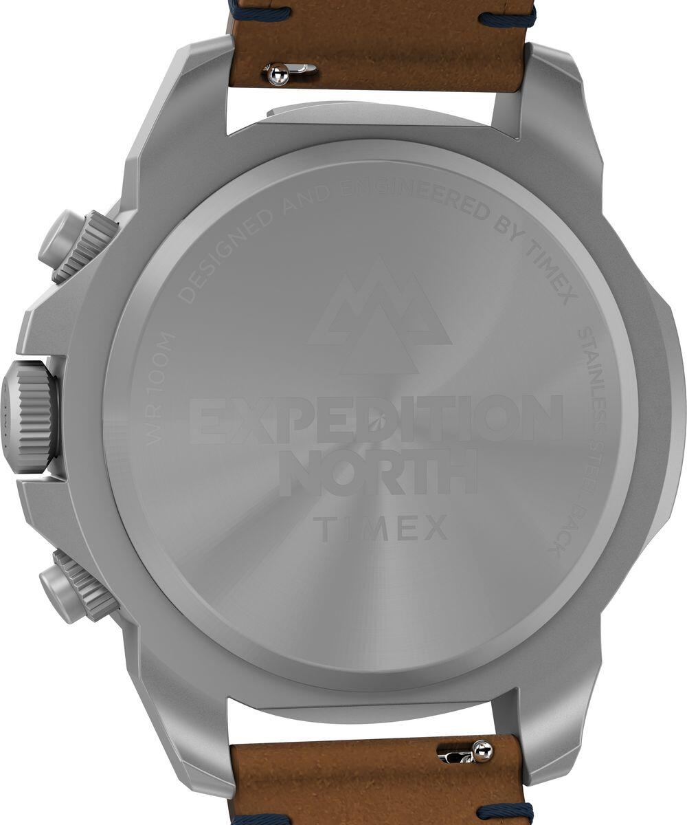 Timex Chronographe Montre Marron/Bleu TW2W16300 3/6