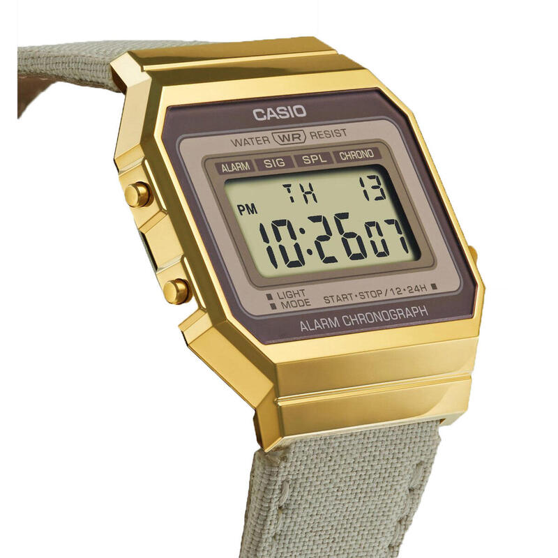 Casio Digitaal  Horloge Grijs/LCD A700WEGL-7AEF