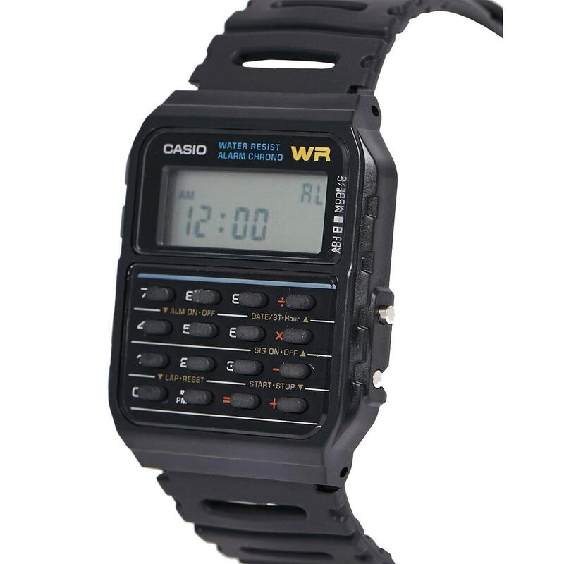 Casio Digital Hommes Noir / Noir CA-53W-1ER