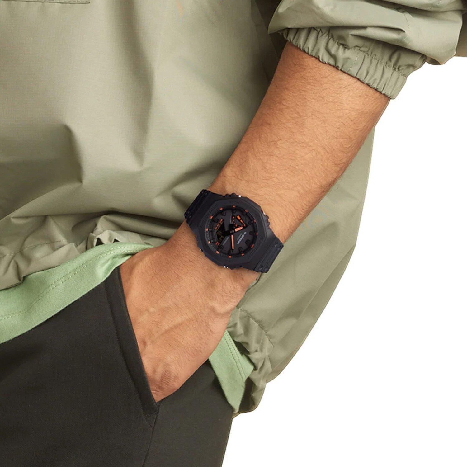 Orologio Uomo Casio G-Shock OAK - NEON ORANGE INDEX 6/6