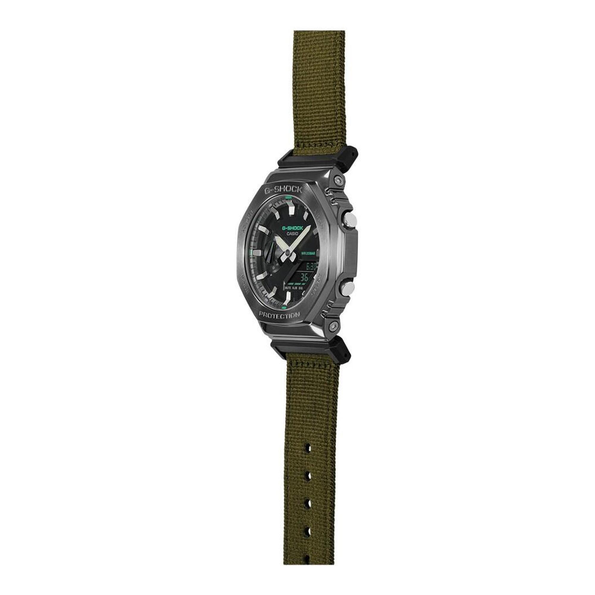 Casio Analogique - Digital Hommes Noir / Vert GM-2100CB-3AER