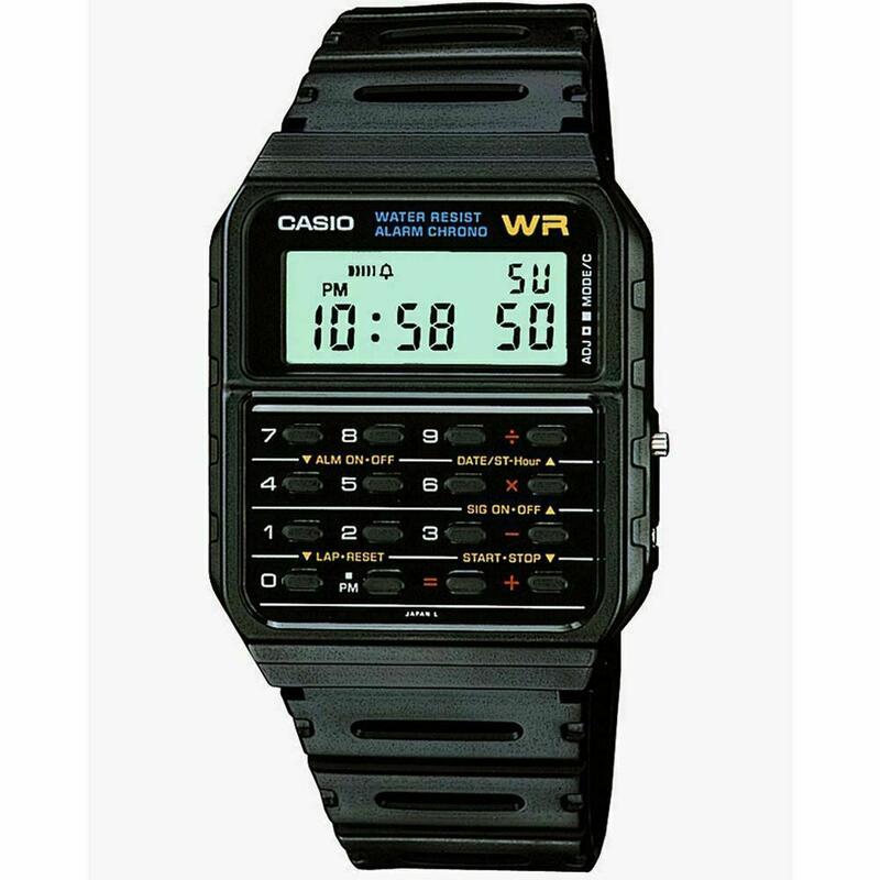 Casio Digital Hommes Noir / Noir CA-53W-1ER