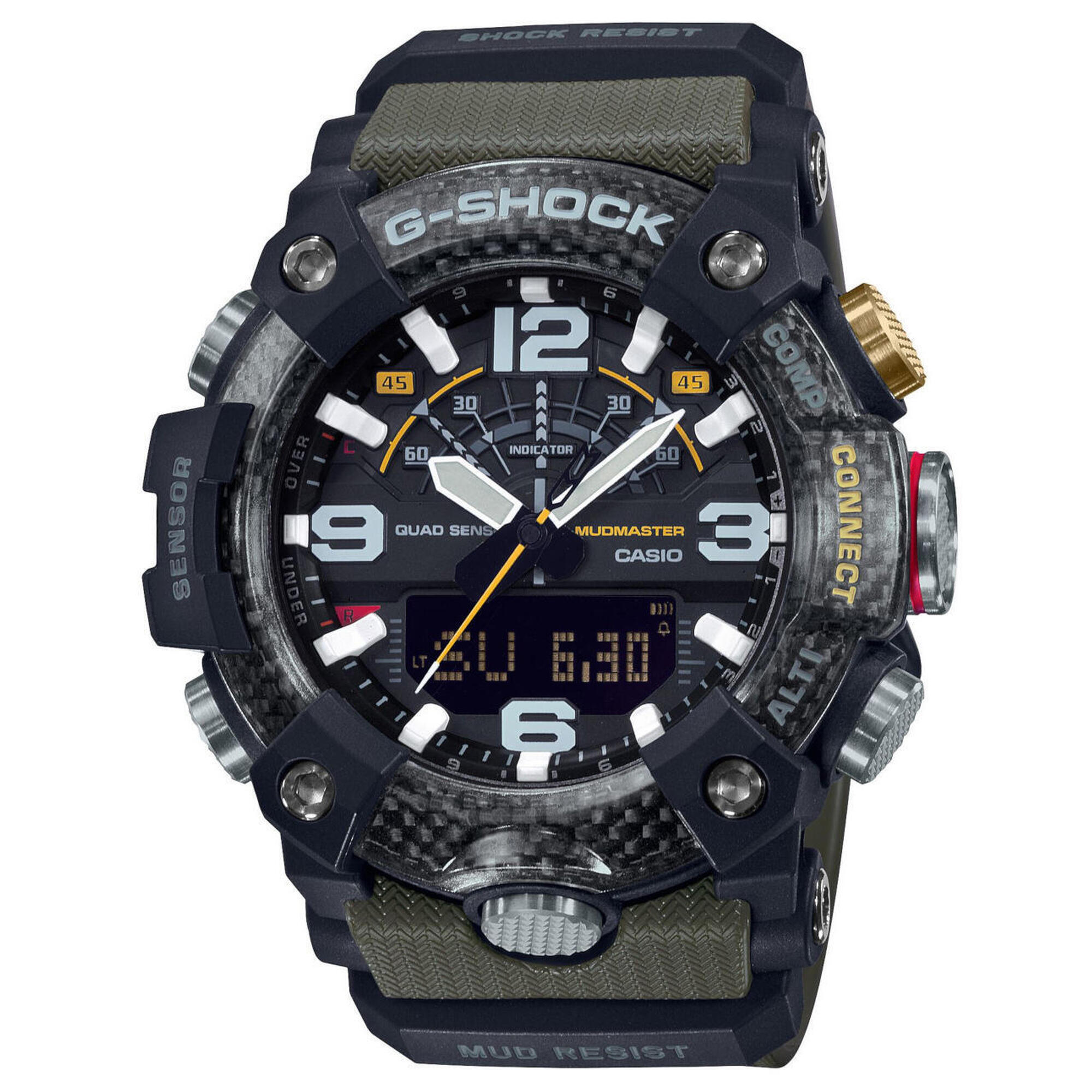 Casio - Casio G-shock Gg-b100-1a3er - Montre - Gris|vert - Taille Unique - Decathlon