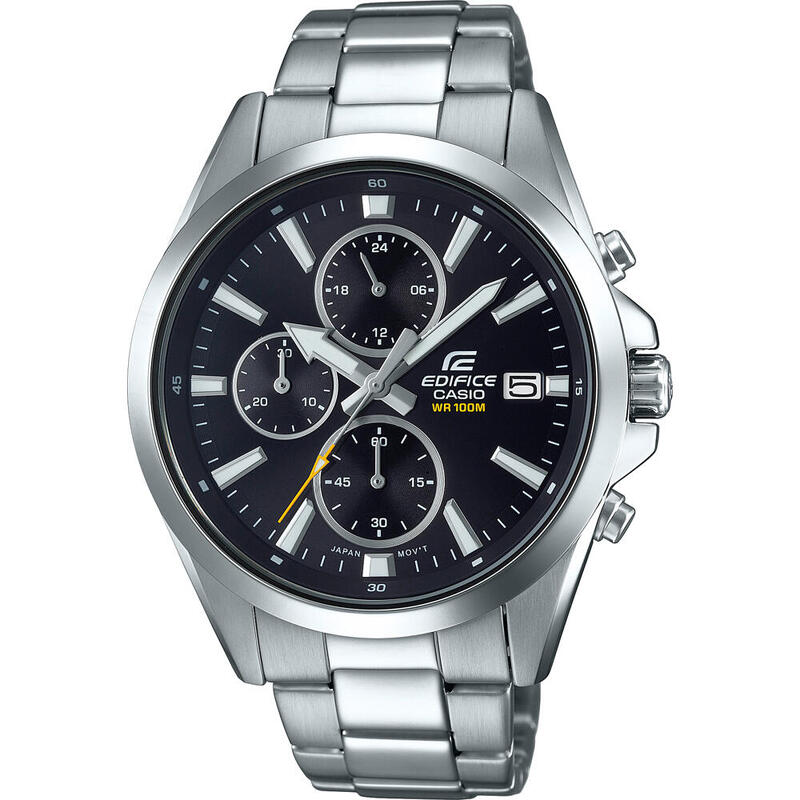 Casio Chronograaf  Horloge Zilverkleurig/Zwart EFV-560D-1AVUEF