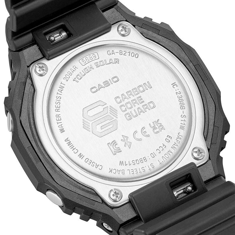 Casio Analoog en digitaal  Horloge Zwart/Zwart GA-B2100-1A1ER