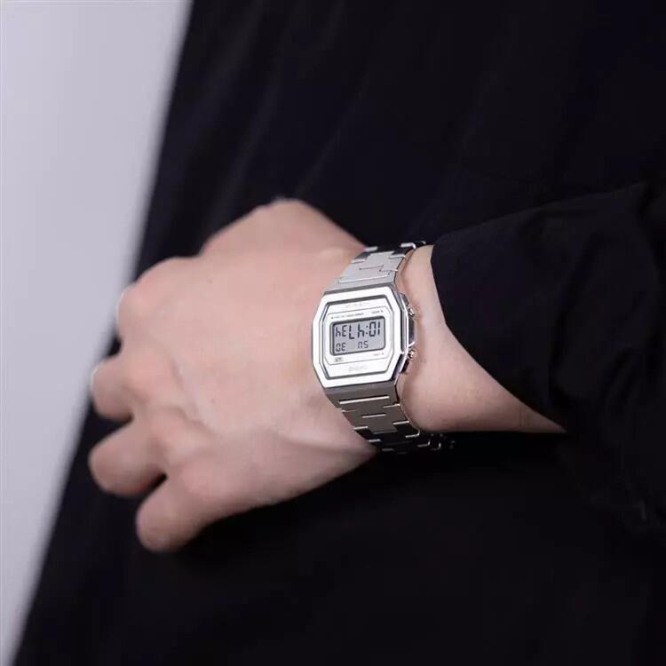 Casio Digitaal  Horloge Zilverkleurig/Zilverkleurig A1000DN-7ER