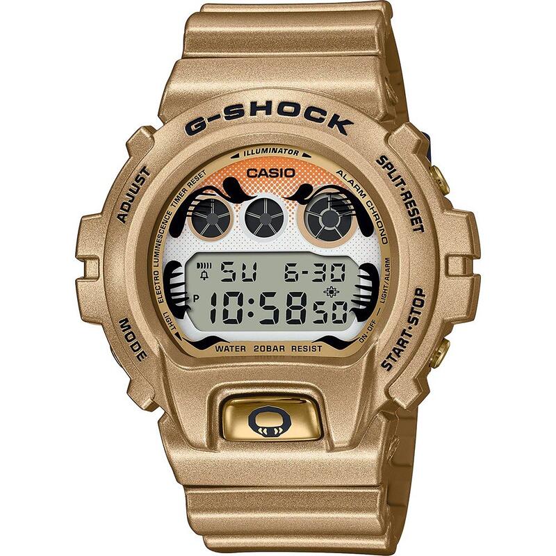 Casio Digitaal  Horloge Goudkleurig/Goudkleurig DW-6900GDA-9ER