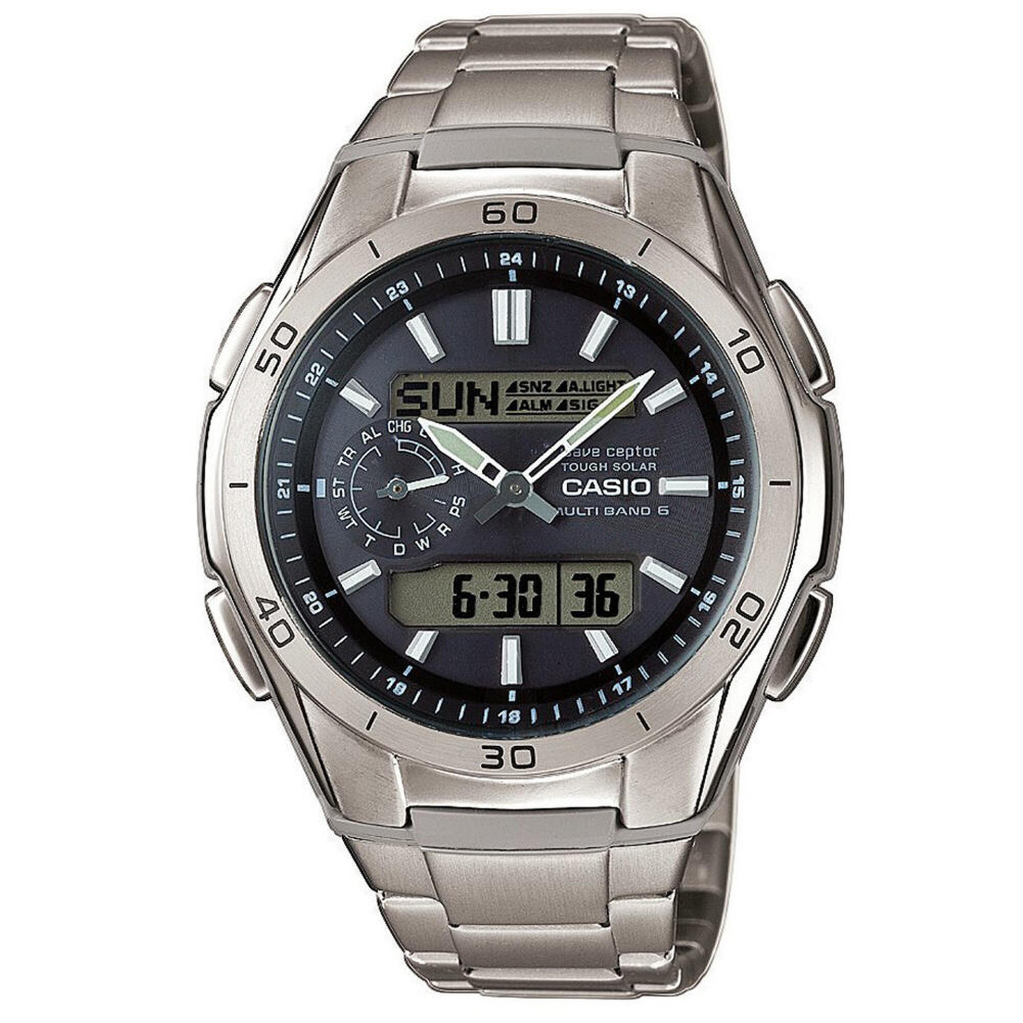 Casio - Montre Homme Casio Wva-m650td-1aer, Quartz, 44mm, 10atm - Montre - Gris|marron - Taille Unique - Decathlon