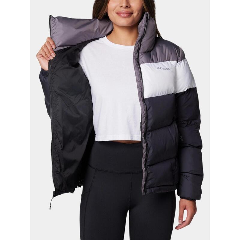 Jacheta de primavara Puffect II Colorblock Jacket - negru femei