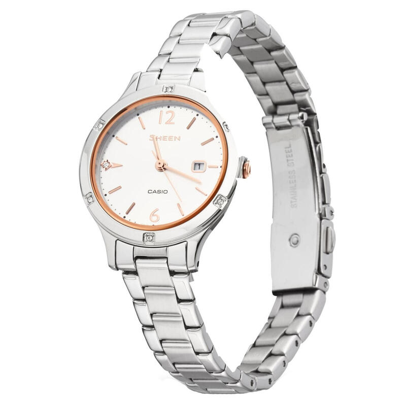 Casio Analogique Femme Argent / Argent SHE-4533D-7AUER