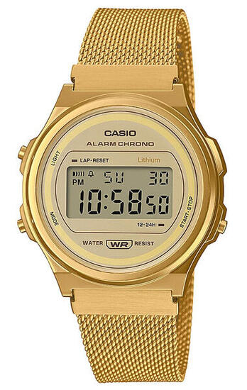 Montre Femme Casio A171WEMG-9AEF, Quartz, 37mm, 3ATM