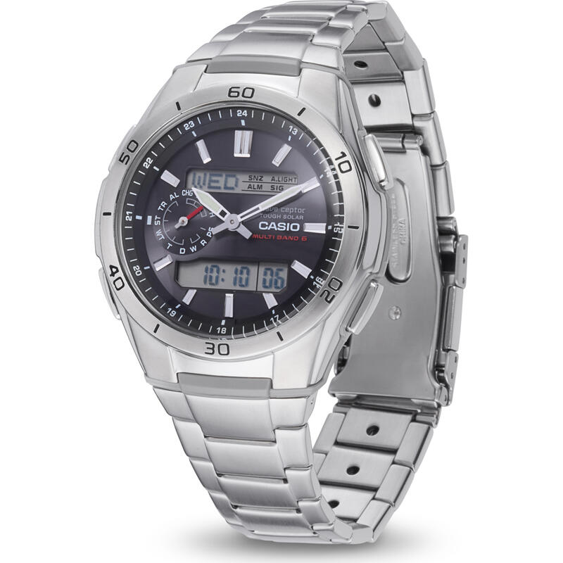 Casio Analogique - Digital Hommes Anthracite / Argent WVA-M650D-1AER