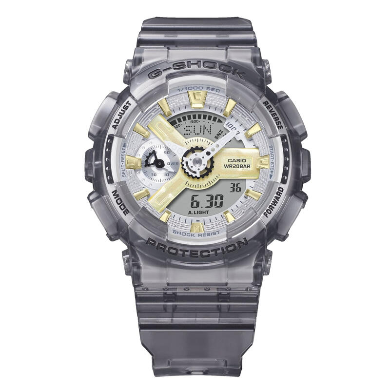 Casio Analogique - Digital Hommes Multicolore / Transparent GMA-S110GS-8AER