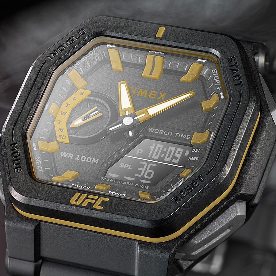 Timex Analoog En Digitaal  Horloge Zwart/Zwart TW2V55300 3/6