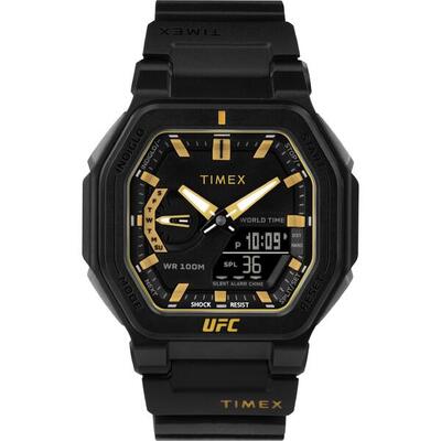 Timex analoog en digitaal horloge zwart/zwart tw2v55300