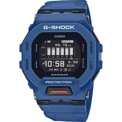 Casio digitaal horloge blauw/zwart gbd-200-2er