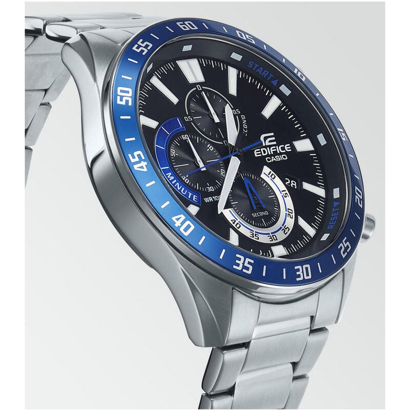 Casio Chronograaf  Horloge Zilverkleurig/Zwart EFV-620D-1A2VUEF