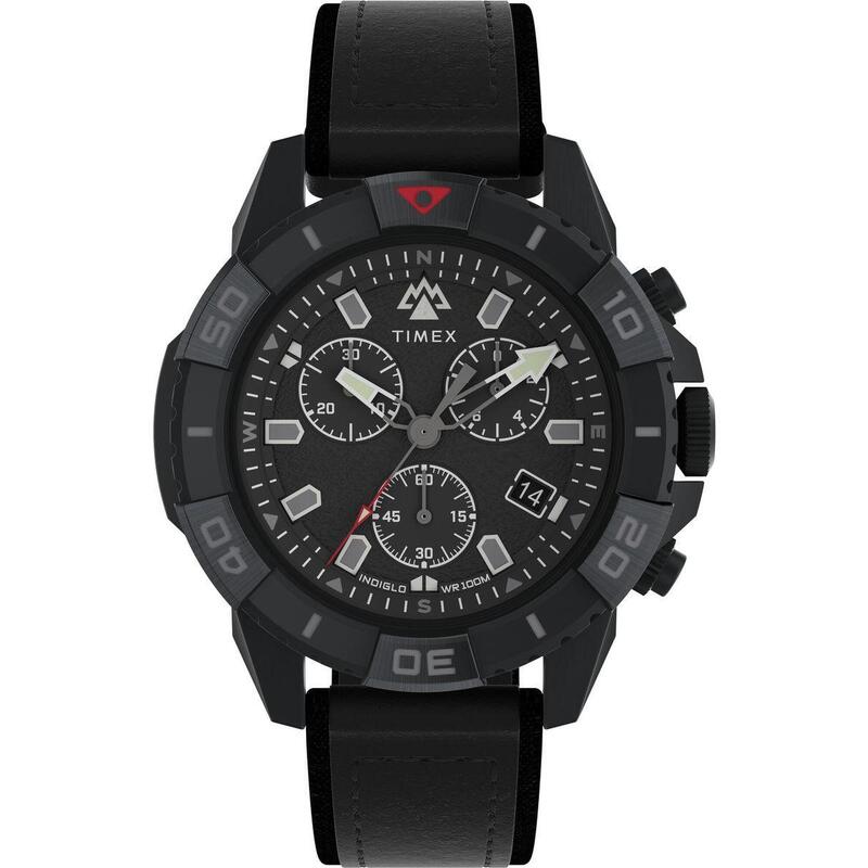 Timex Chronographe Hommes Noir / Noir TW2W16000