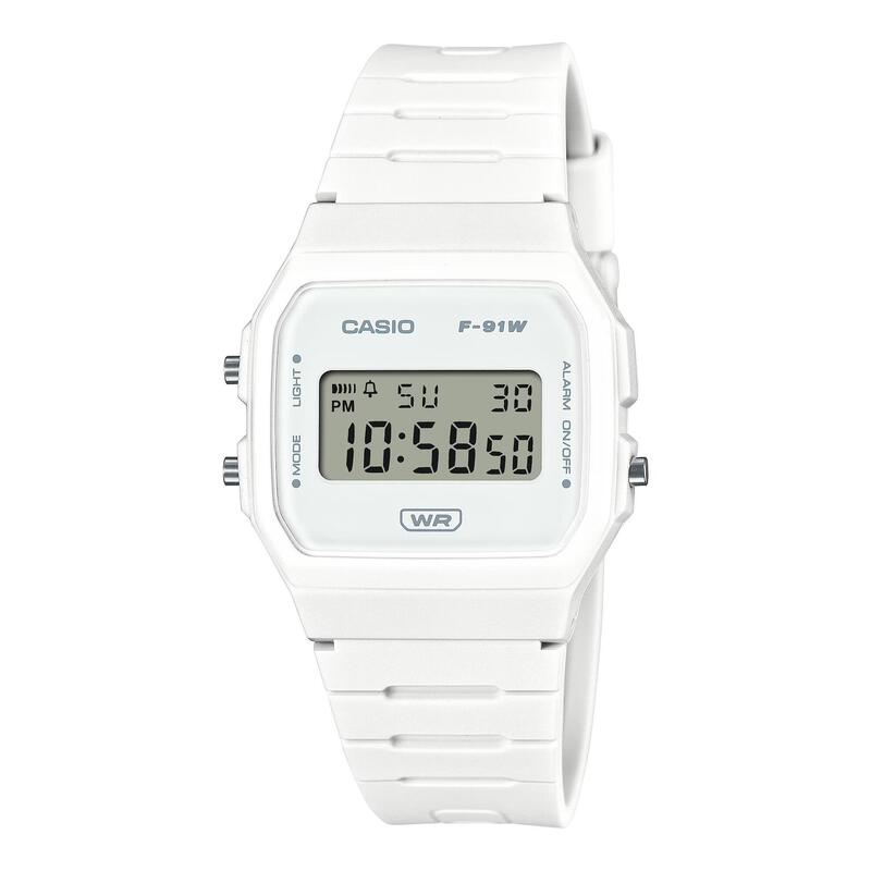 Casio Digitaal  Horloge Wit/Wit F-91WB-7AEF