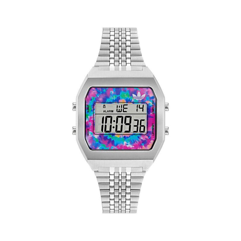 Adidas Originals Digitaal  Horloge Zilverkleurig/Multi AOST24557