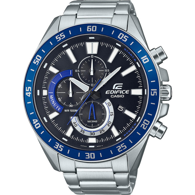 Casio Chronograaf  Horloge Zilverkleurig/Zwart EFV-620D-1A2VUEF