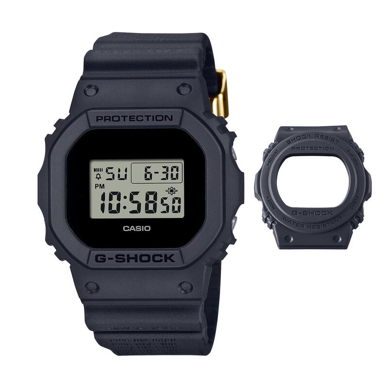 Casio Digitaal  Horloge Zwart/Zwart DWE-5657RE-1ER