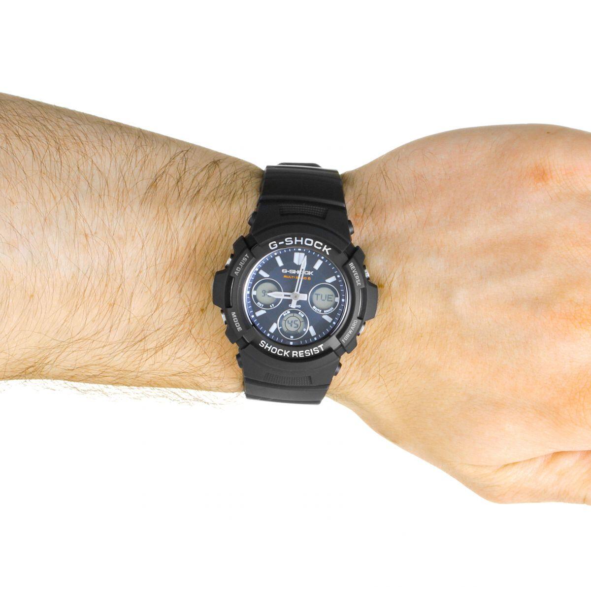 Reloj para hombre Casio AWG-M100SB-2AER, Quartz, 46mm, 20ATM 5/6