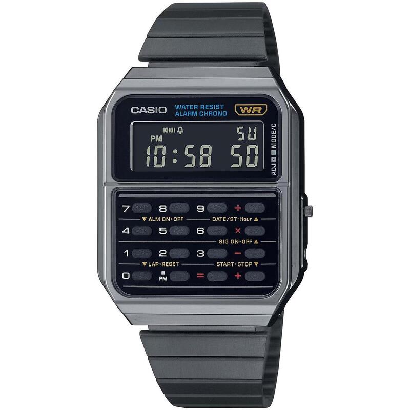 Casio Digitaal  Horloge Zwart/Zwart CA-500WEGG-1BEF