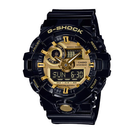 Montre Homme Casio GA-710GB-1AER, Quartz, 53mm, 20ATM