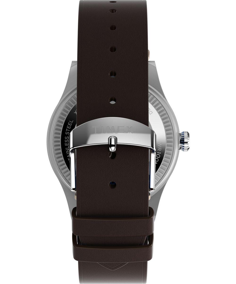 Timex Analogique Montre Marron/Bleu TW2W97300 3/6