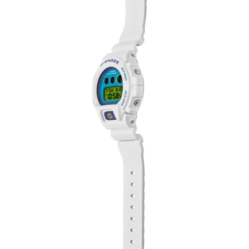 Casio Digital Unisexe Bleu / Blanc DW-6900RCS-7ER