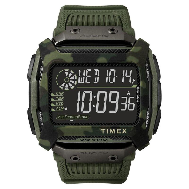 Timex Digital Hommes Noir / Vert TW5M20400