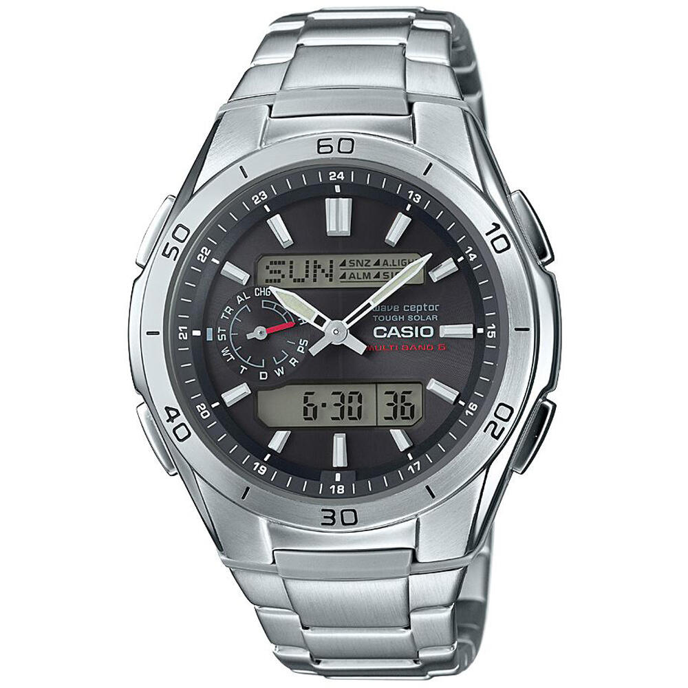 Casio - Montre Homme Casio Wva-m650d-1aer, Quartz, 44mm, 10atm - Montre - Gris|noir - Taille Unique - Decathlon