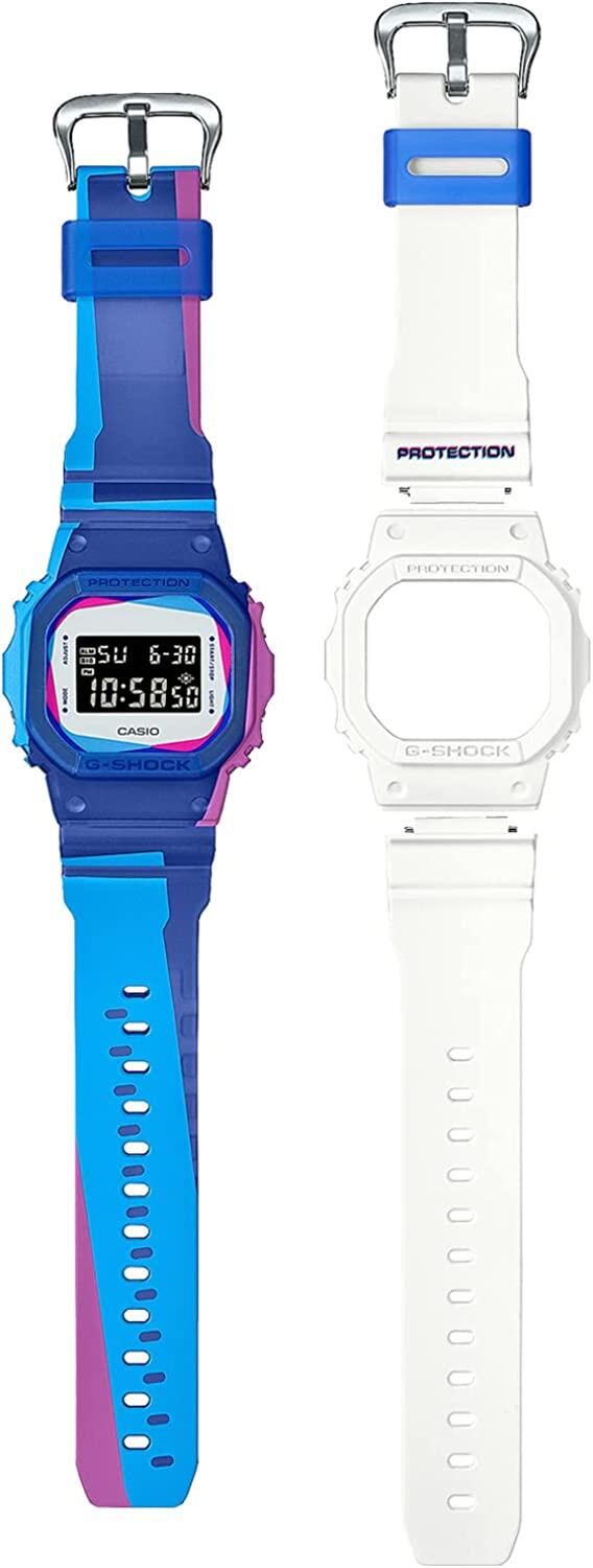 Casio Digital Uhr Blau/Blau DWE-5600PR-2ER 3/5