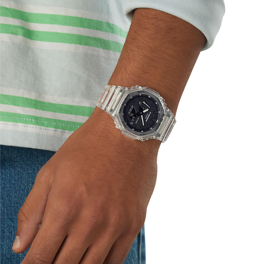 Montre Homme Casio GA-2100SKE-7AER, Quartz, 45mm, 20ATM 5/7