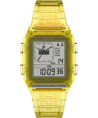 Timex digitaal horloge geel/lcd tw2w96600