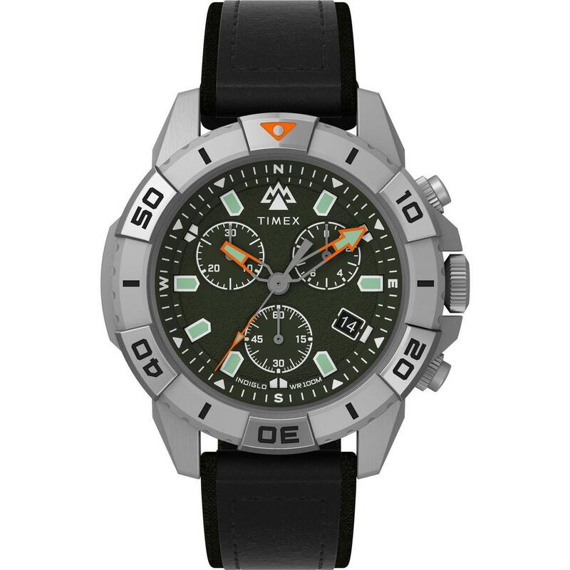 Timex Chronographe Hommes Vert / Noir TW2W16100