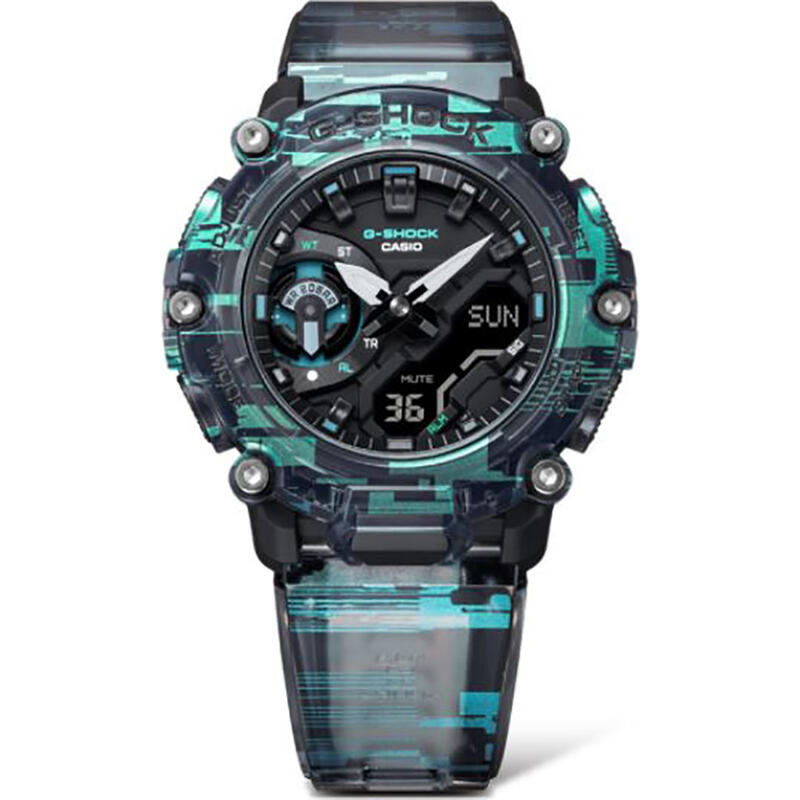 Casio Analogique - Digital Hommes Noir / Transparent GA-2200NN-1AER