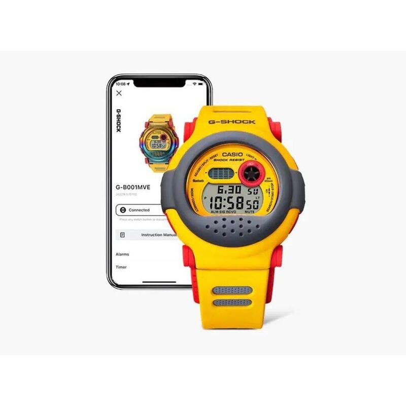 Casio Digitaal  Horloge Geel/Geel G-B001MVE-9ER