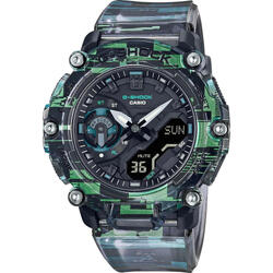 Casio Analogique - Digital Hommes Noir / Transparent GA-2200NN-1AER